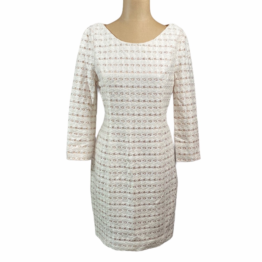 **TAKING BEST OFFER** JIGOTT White Laced Pattern Dress